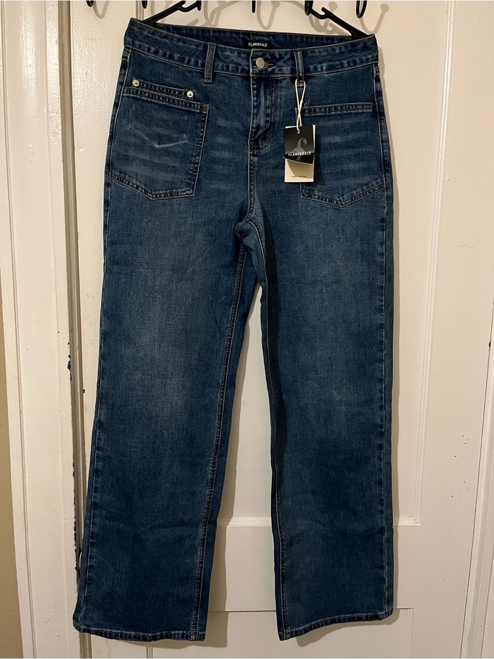 Dark Blue Straight-Leg women’s Jeans